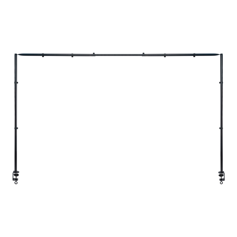 Black Steel String Light Table Frame