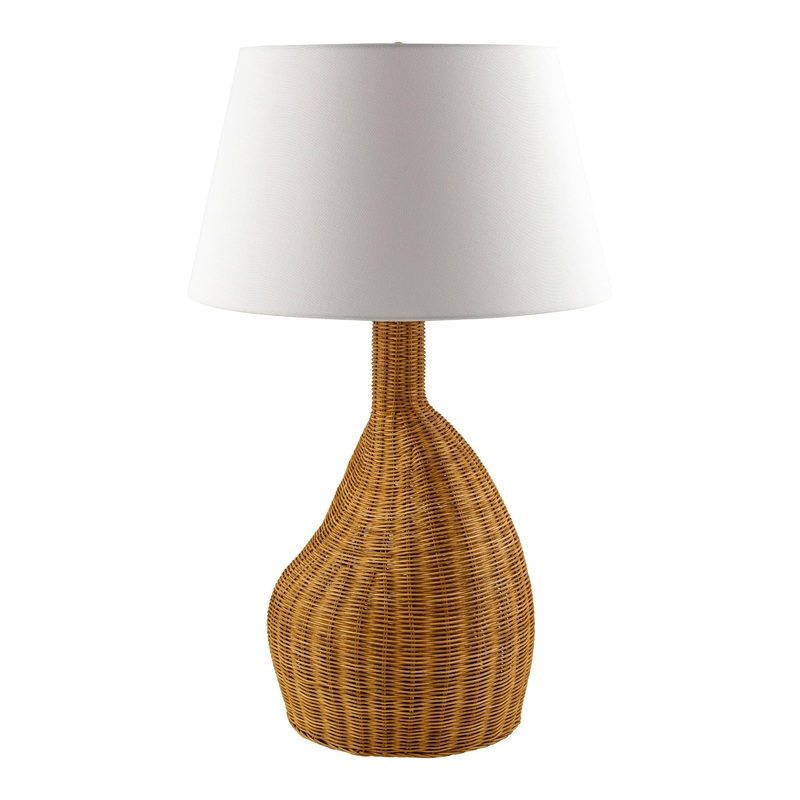 Corbet Natural Woven Rattan Table Lamp