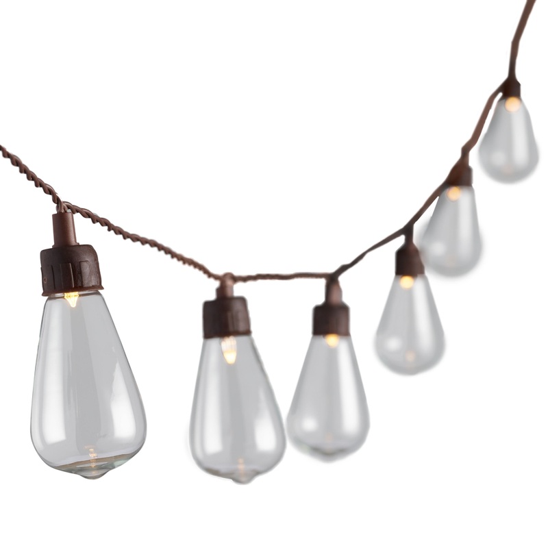 Edison Style Solar LED 30 Bulb String Lights