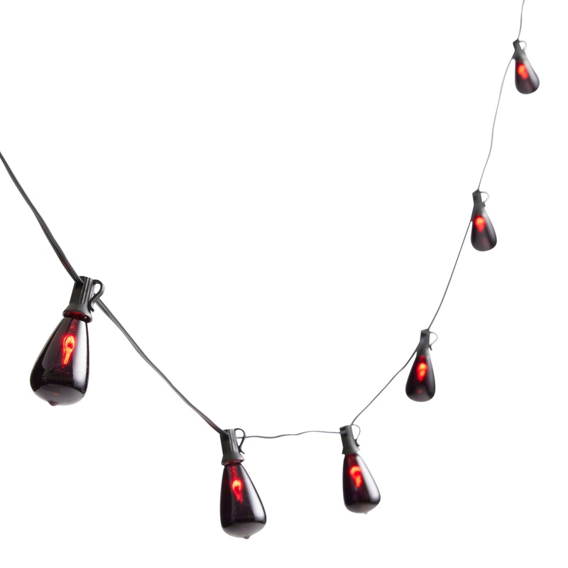 Flickering Flame Edison Style LED 10 Bulb String Lights