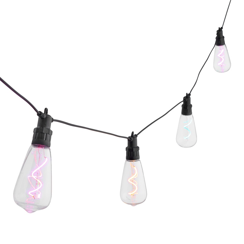 Multicolor Edison Style LED Battery Operated String Lights