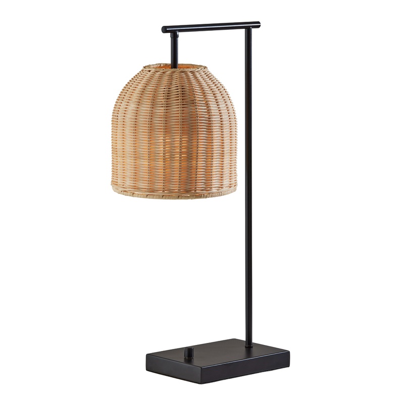 Starla Natural Rattan Basket Table Lamp