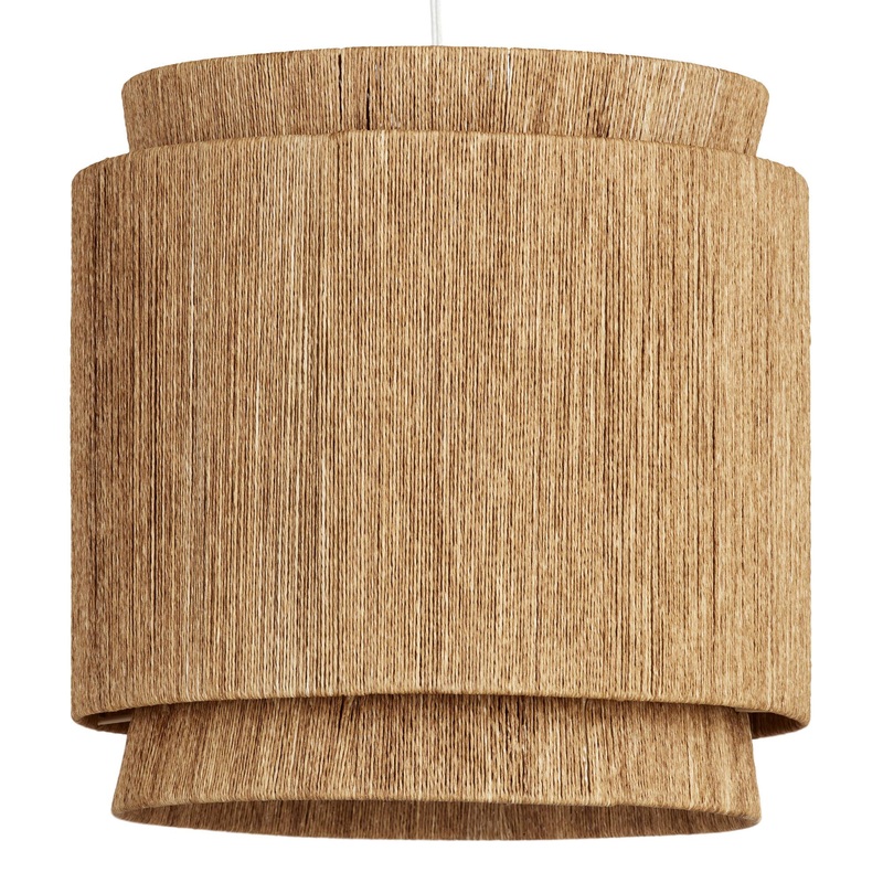 Leyla Natural Fiber 3 Tier Pendant Shade