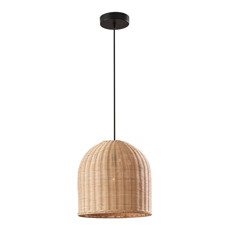 Starla Natural Rattan Basket Pendant Lamp