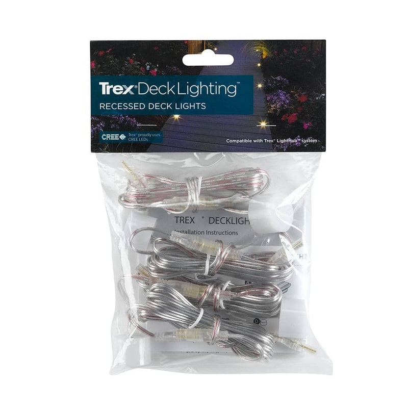 Trex DeckLighting 1 in. Recessed Deck Lights (4-Pack) 5449070