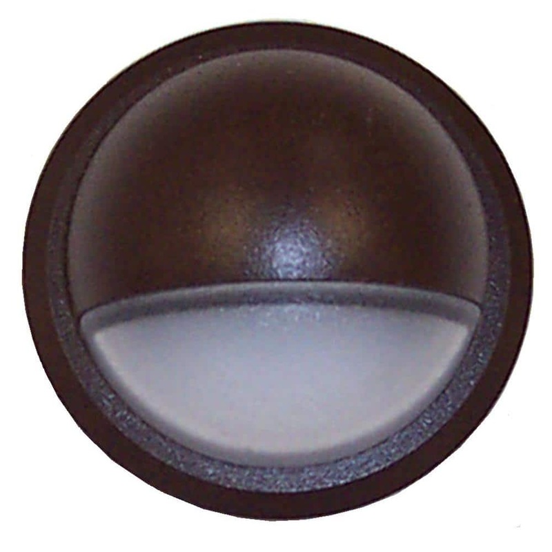 Trex DeckLighting 2.75 in. Bronze LED Deck Rail Light 5449160