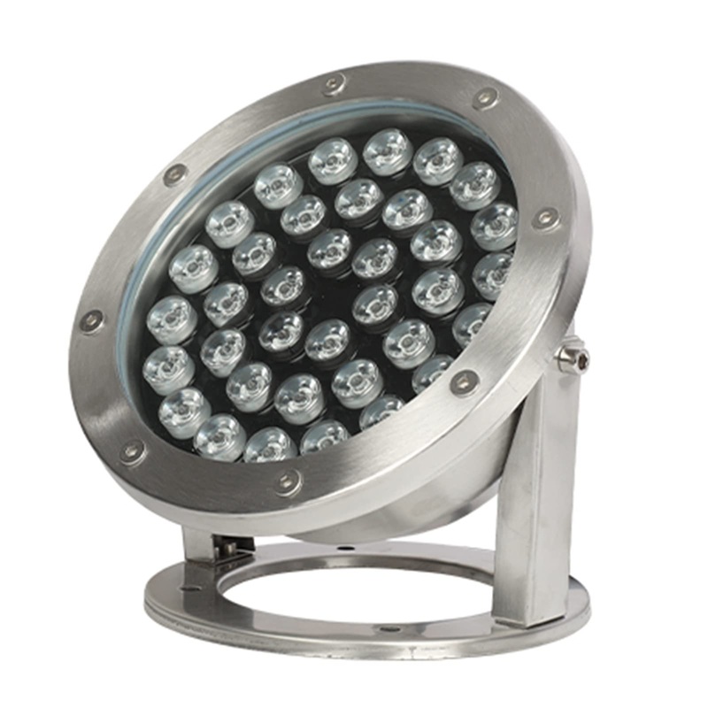 Underwater Pond Spotlight Low Voltage Fountain Lighting LED 12V Waterproof IP68 Stainless Steel Underwater Lighting for Pool Fountain Pond (Color : Warm White Size : 36W) 36W Warm White