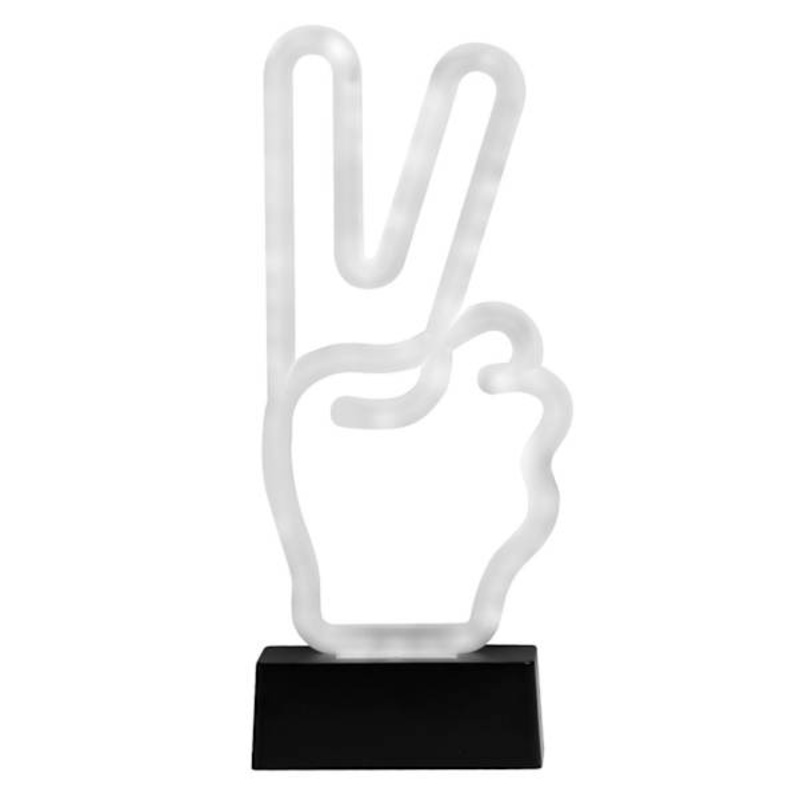Peace Neon Stand, 10.5″