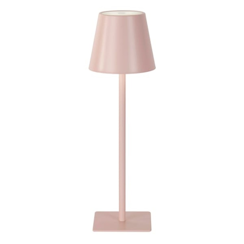 Pink Indoor & Outdoor USB Rechargeable Lamp, 14″