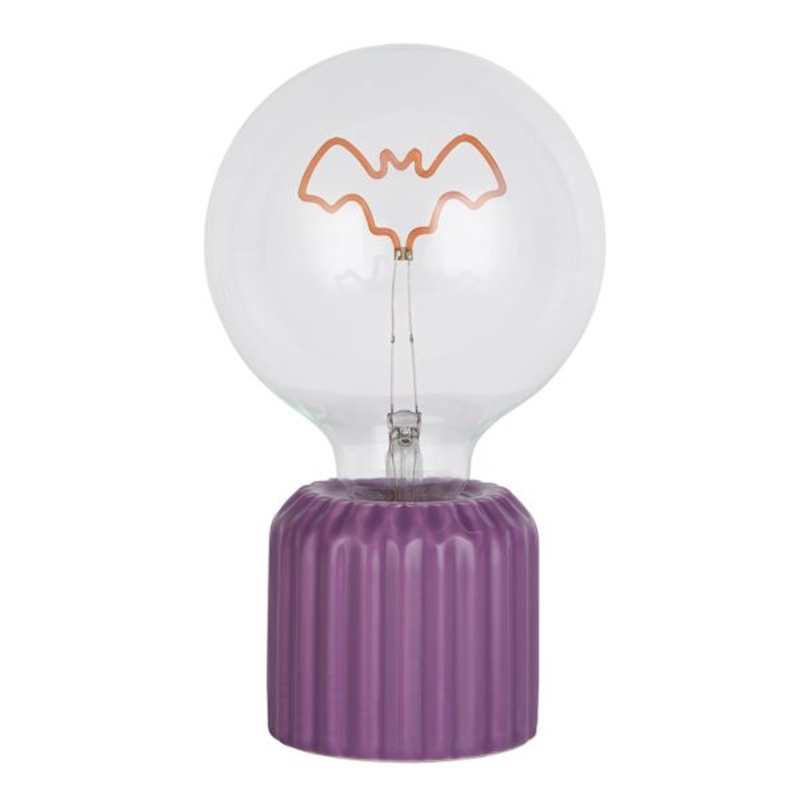 Purple Bat Novelty Uplight, 8″