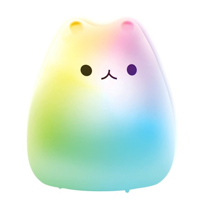 Squishy LED Cat Light, 6″