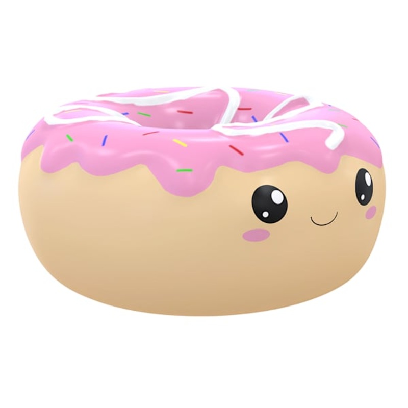 Squishy LED Donut Light, 6″