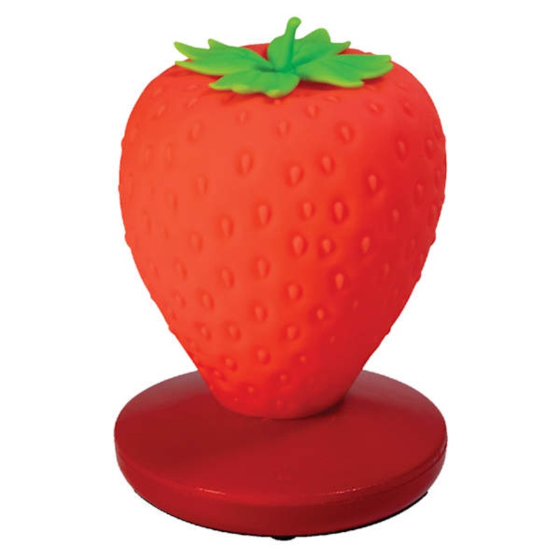 Squishy Strawberry Desk Lamp, 6″