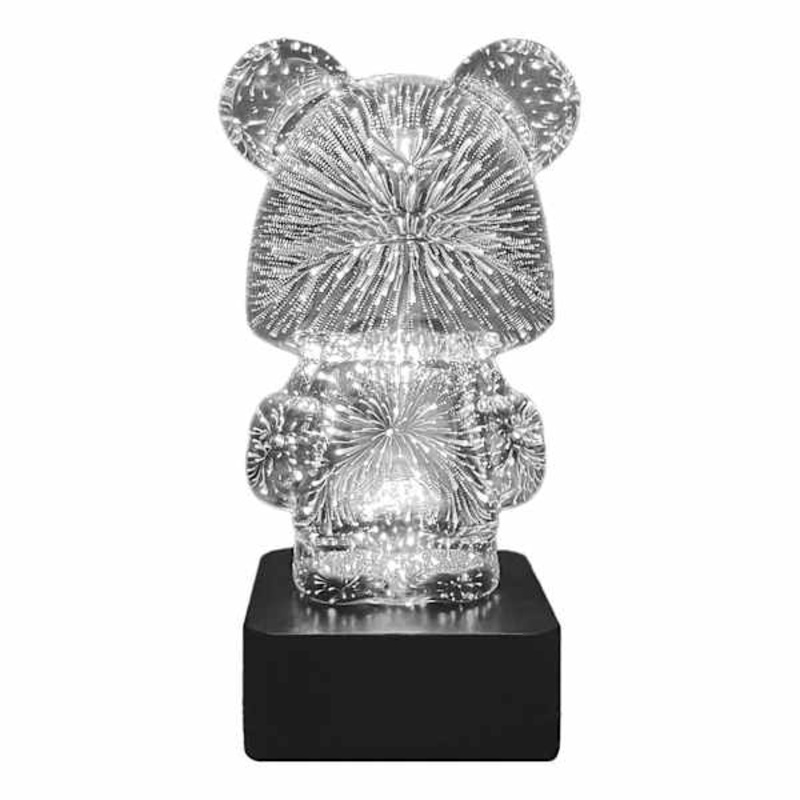 Star Effect Bear Lamp, 8″