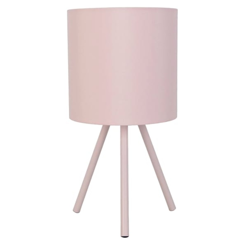 Tiny Dreamers Pink Tripod Lamp with Shade, 16″