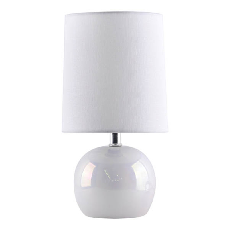 Tiny Dreamers Round Iridescent Mini Lamp, 12″