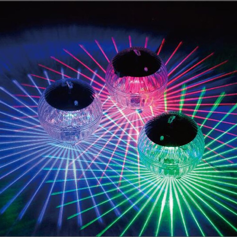 Uonlytech Solar Floating Light Color Changing Magic Ball Solar Pool Light Solar Pond Light for Swimming Pool Pond (Colorful Light)