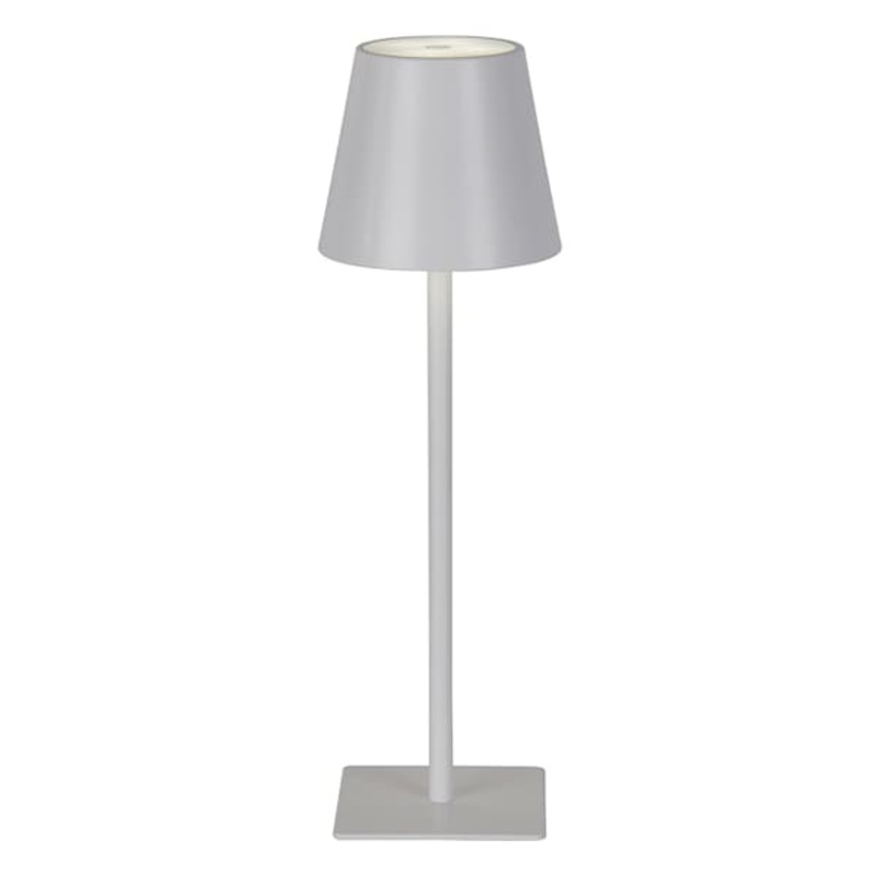 White Indoor & Outdoor USB Rechargeable Lamp, 14″