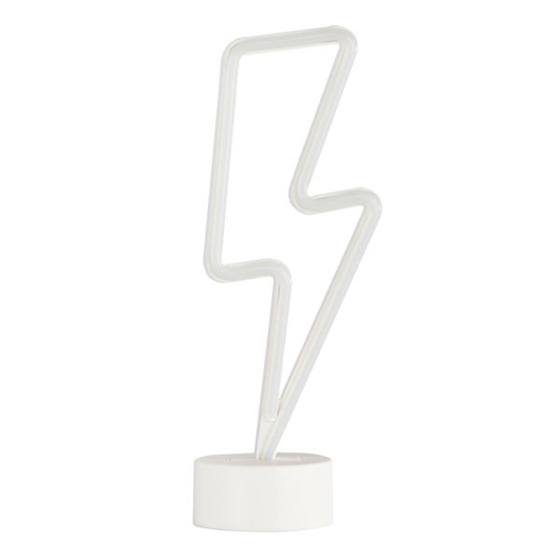 White Lightning Bold Neon Light Stand, 11″