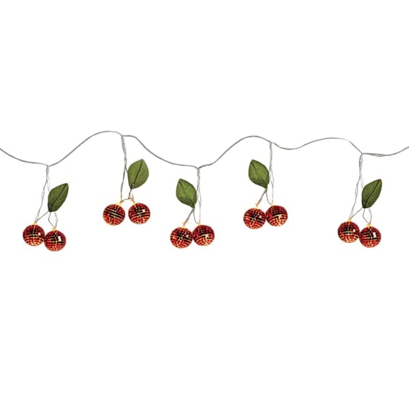 10-Count Disco Cherry String Lights, 5.5″