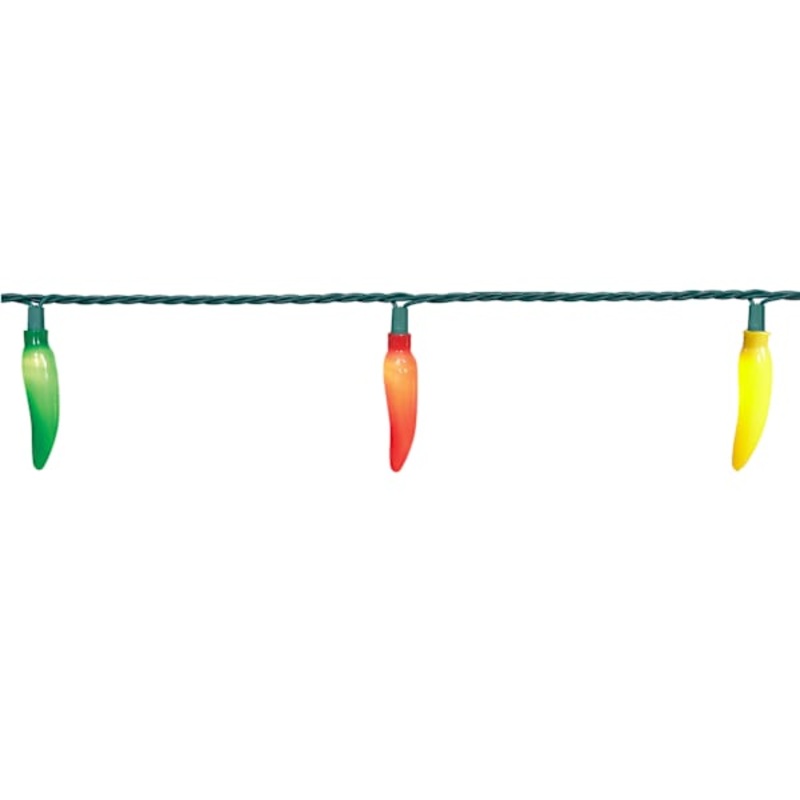 20-Count LED Chili Pepper String Lights