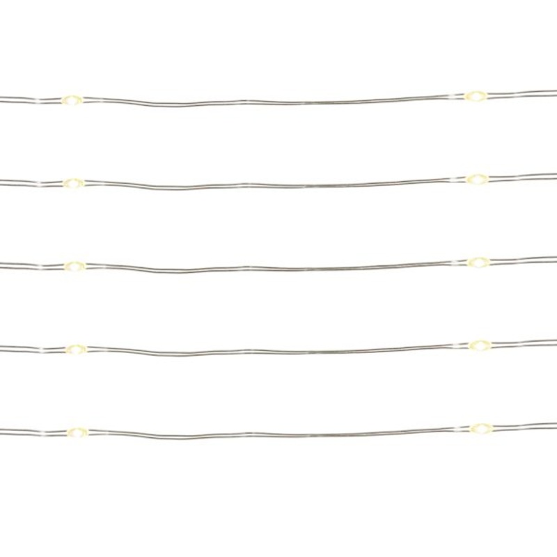 50-Count Solar LED Micro Dot Wire Lights
