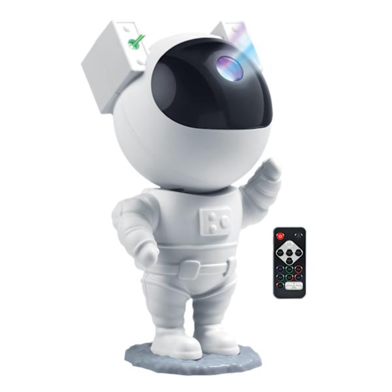 Astronaut Galaxy Projector Light, 9″