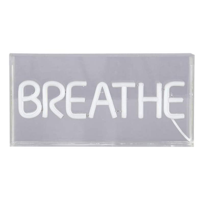 Breathe Acrylic Box Light, 6×12