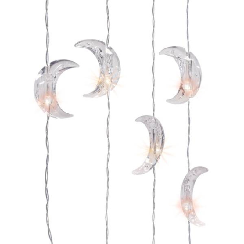 Crescent Moon LED Curtain Light