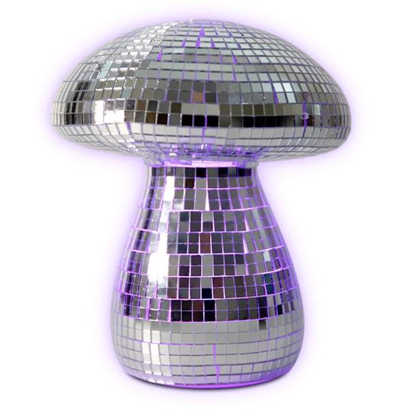 Disco Mushroom Rechargeable Lamp, 7″