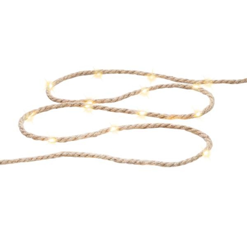 Firefly Hemp Rope Lights, 12′