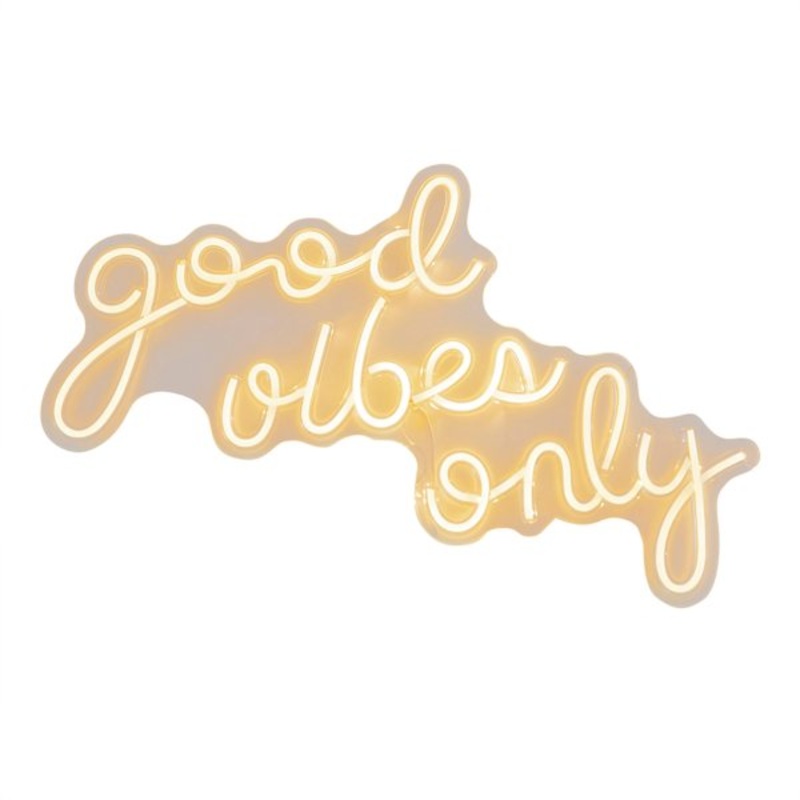 Good Vibes Only Neon Sign, 20″