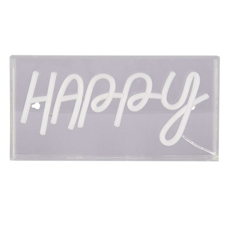 Happy Acrylic Box Light, 6×12