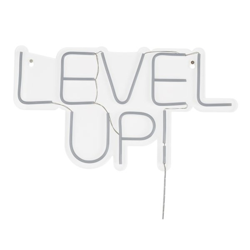 LED Level Up Neon Wall Sign, 9.8″