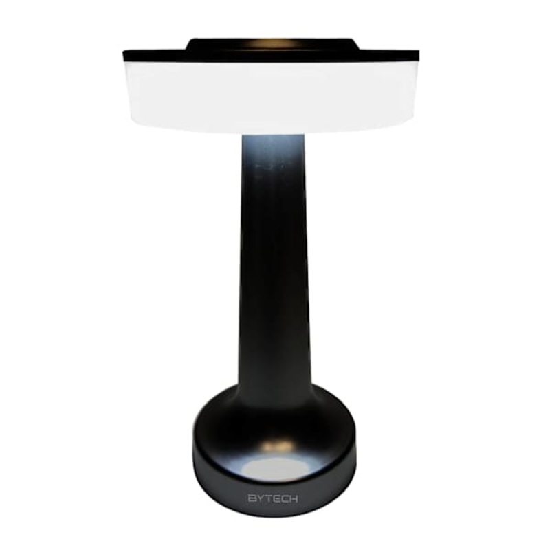 Matte Black LED Rim Touch Portable Rechargeable Lamp
