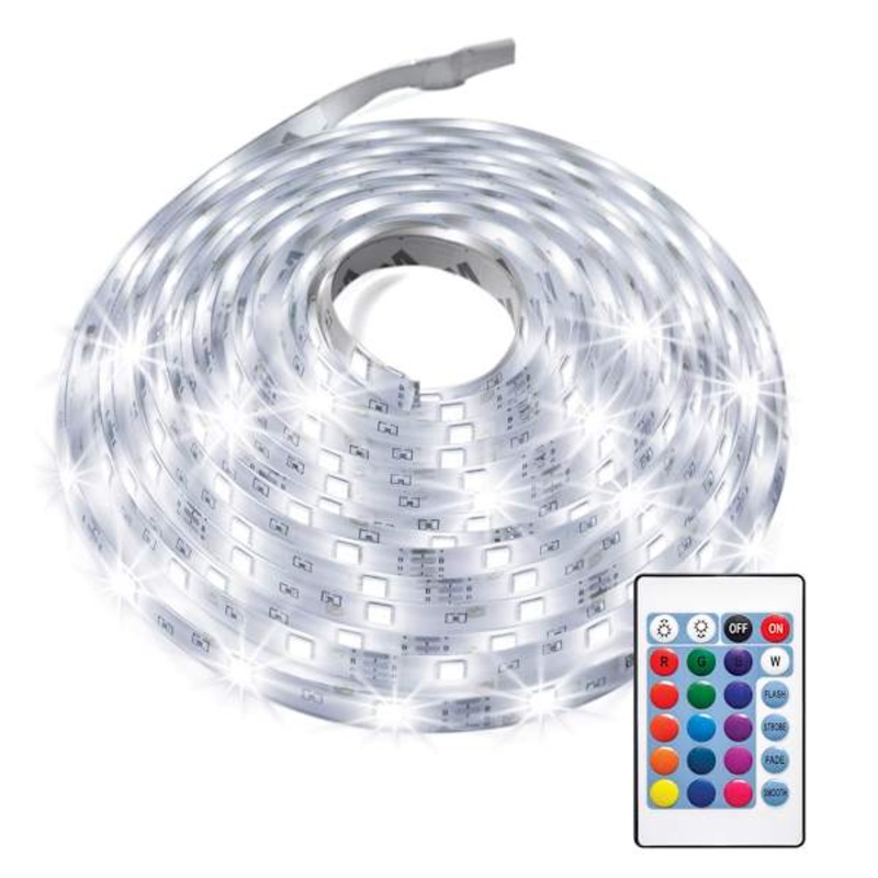 Multicolor LED FlexGlo Strip Lights with Remote Control