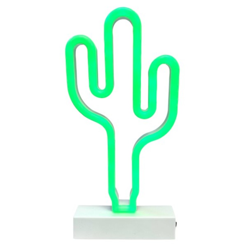 Neon Cactus Stand, 10″