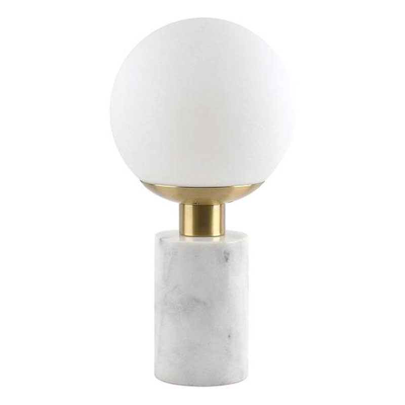 Crosby St. Marble Globe Uplight Lamp, 14″