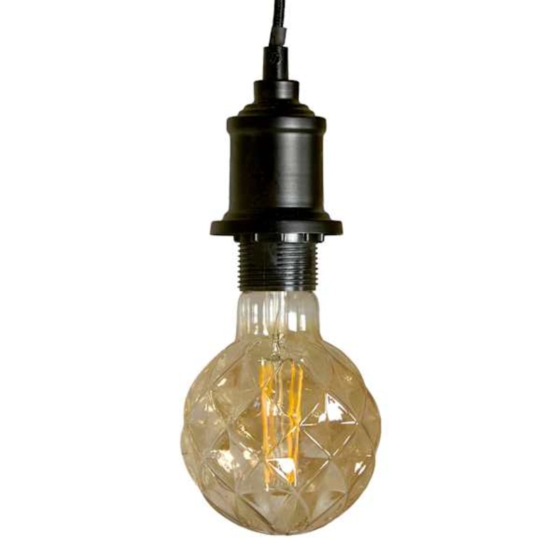 1-Pack Amber Geo Bulb
