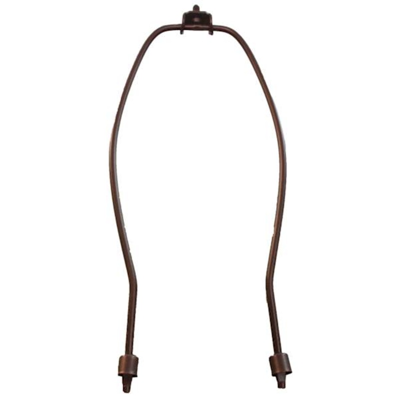 Bronze Detachable Metal Lamp Harp, 10″
