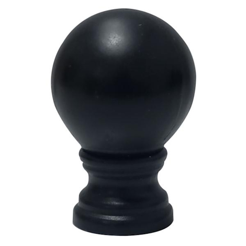 Bronze Wood Round Lamp Finial