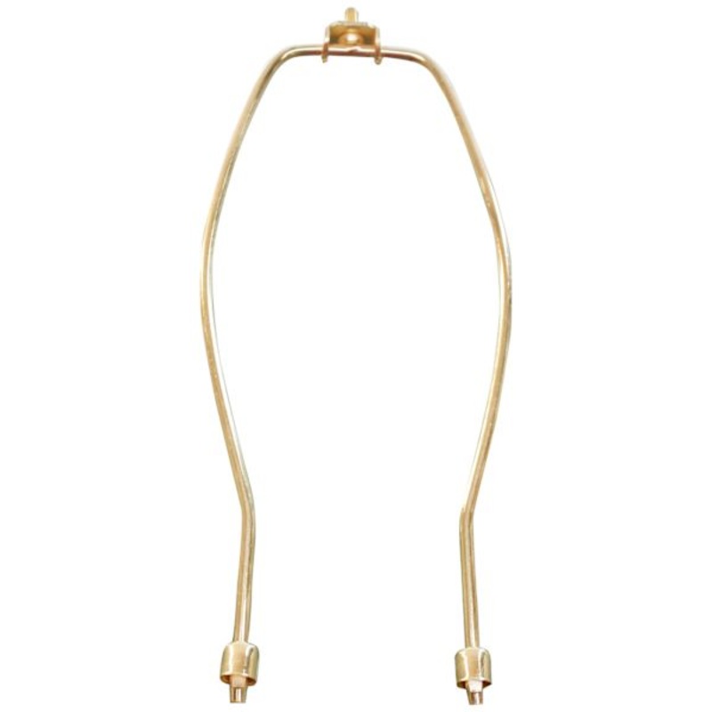 Gold Detachable Lamp Harp, 10″