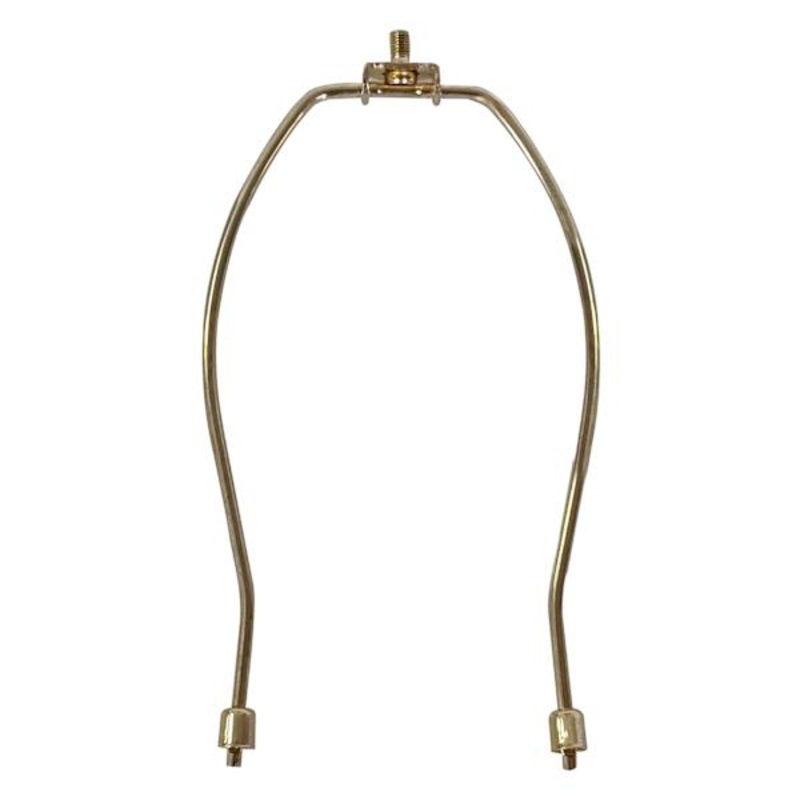 Gold Detachable Metal Lamp Harp, 6″