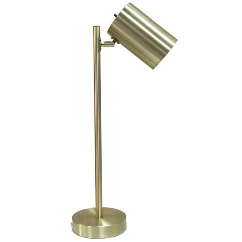 Metallic Metal Pole Task Lamp, 22″