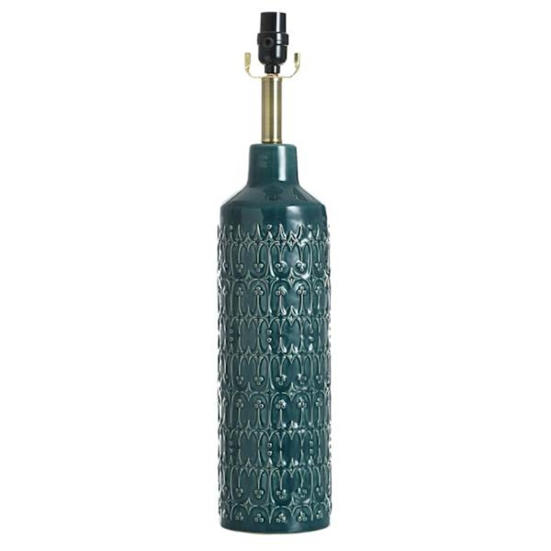 Tracey Boyd Green Patterned Ceramic Table Lamp Base, 24.8″
