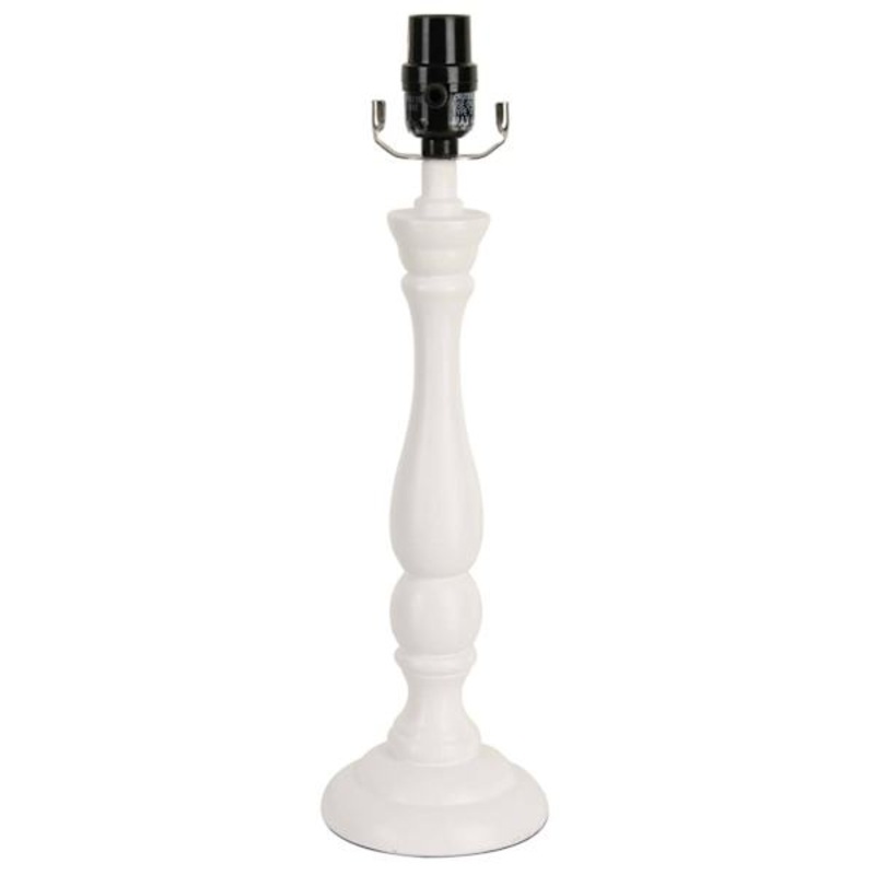 White Table Lamp, 17″
