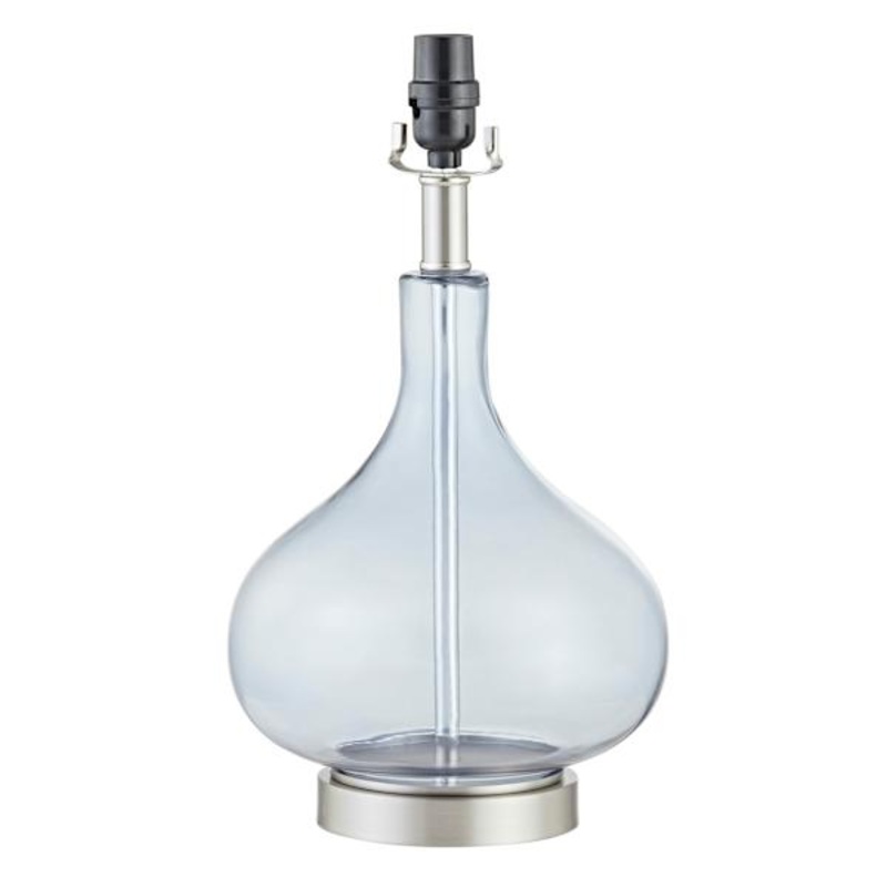 16 Grey Glass Teardrop Base