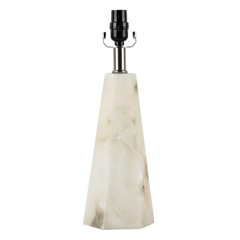 17In Alabaster Taper Accent Lamp