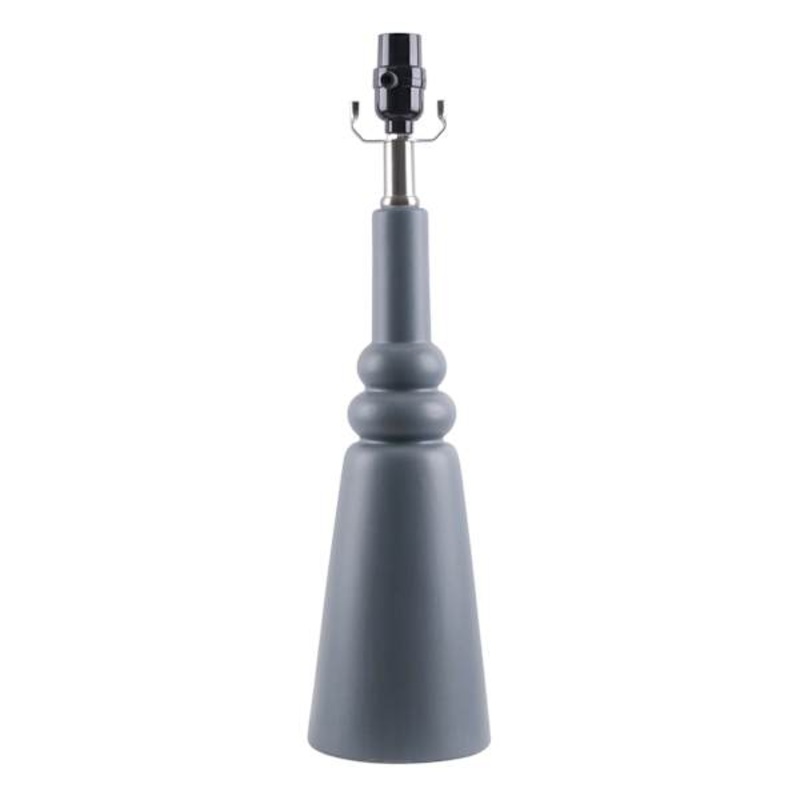 Light Blue Tapered Table Lamp, 20″