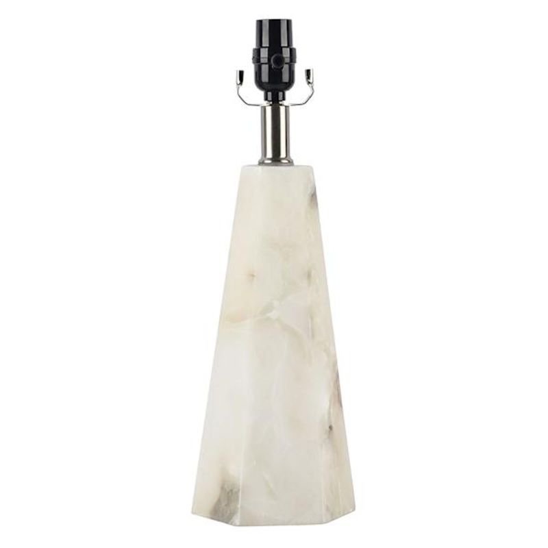 Tapered Alabaster Accent Lamp, 17″